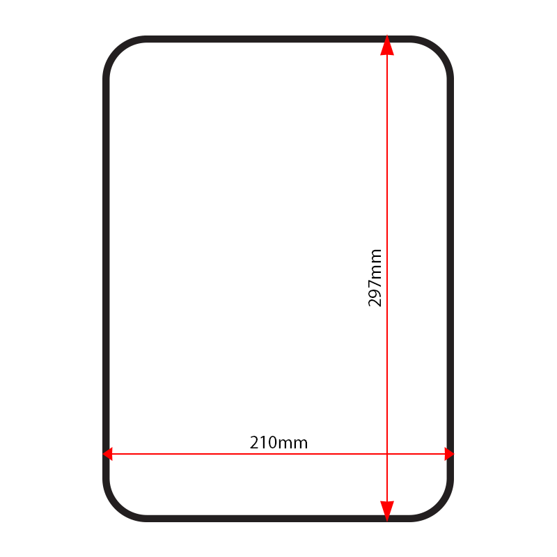 SPA4P sign panel dimensions