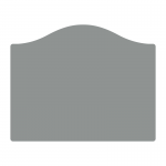 Sign panel 1500 x 1200mm with bow top