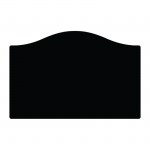 Sign panel 1800 x 1200mm with bow top