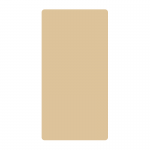 Sign panel 600 x 1200mm with flat top