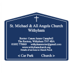 spg129 sign panel-with text