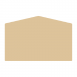 Sign panel 1800 x 1200mm with gable top