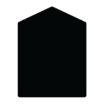 Sign panel 900 x 1200mm with gable top
